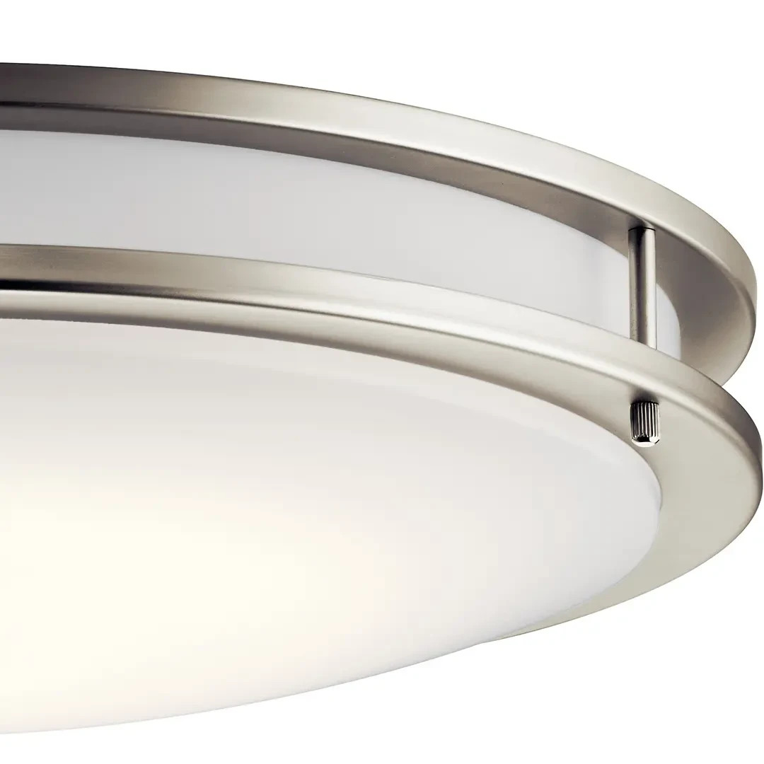 Kichler 10784NILED - 1 Light Flush Mount LED Brushed Nickel Ceiling Fixture
