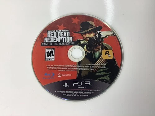 Red Dead Redemption Game Of The Year Edition (PlayStation 3, 2011) TESTED WORKS