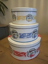 Retro Set Of Three Camping Official VW Car Classic Campervan Cake Advert Tins 