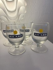 Lot 4 verres anciens Ricard