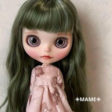 Icy Doll Custom White Skin Green Mix Japanese Style 1/6 Doll Blythe Style OOAK