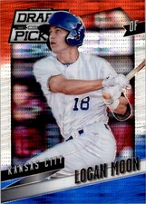 Logan Moon 2014 Panini Prizm Red White & Blue Pulsar Prizm #89