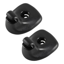 HIMARKLIF 2Pcs Sun Visor Support Retainer Shade Clips Black