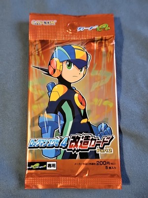 Rockman Exe 4 Mega Man e+ e-Reader Card Part 2 Sealed Pack Capcom Japan