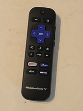 OEM Hisense Roku TV Remote Control RC18F-T7 Netflix Apple Plus Disney HBO Max