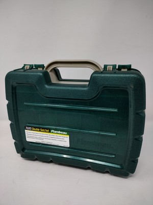 FLAMBEAU 7220 DOUBLE SATCHEL TACKEL BOX 31 COMPARTMENT