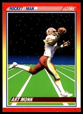 Art Monk 1990 Score #557 Washington Redskins NFL READ FREE SHIPPING AutographDen