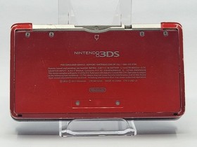 Nintendo 3DS - Flame Red Handheld Console - FOR PARTS/REPAIR - READ DESCRIPTION