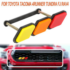 Tri-color 3 Grille Badge Emblem For Toyota Tacoma Trd 4runner Tundra New