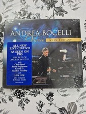 Vivere, Live in Tuscany by Andrea Bocelli CD, 2008 2 Discs CD DVD-NEW