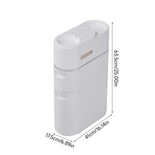 White Narrow Slim Storage Cabinet with 3/4 Drawers for Bathroom - Freestanding 