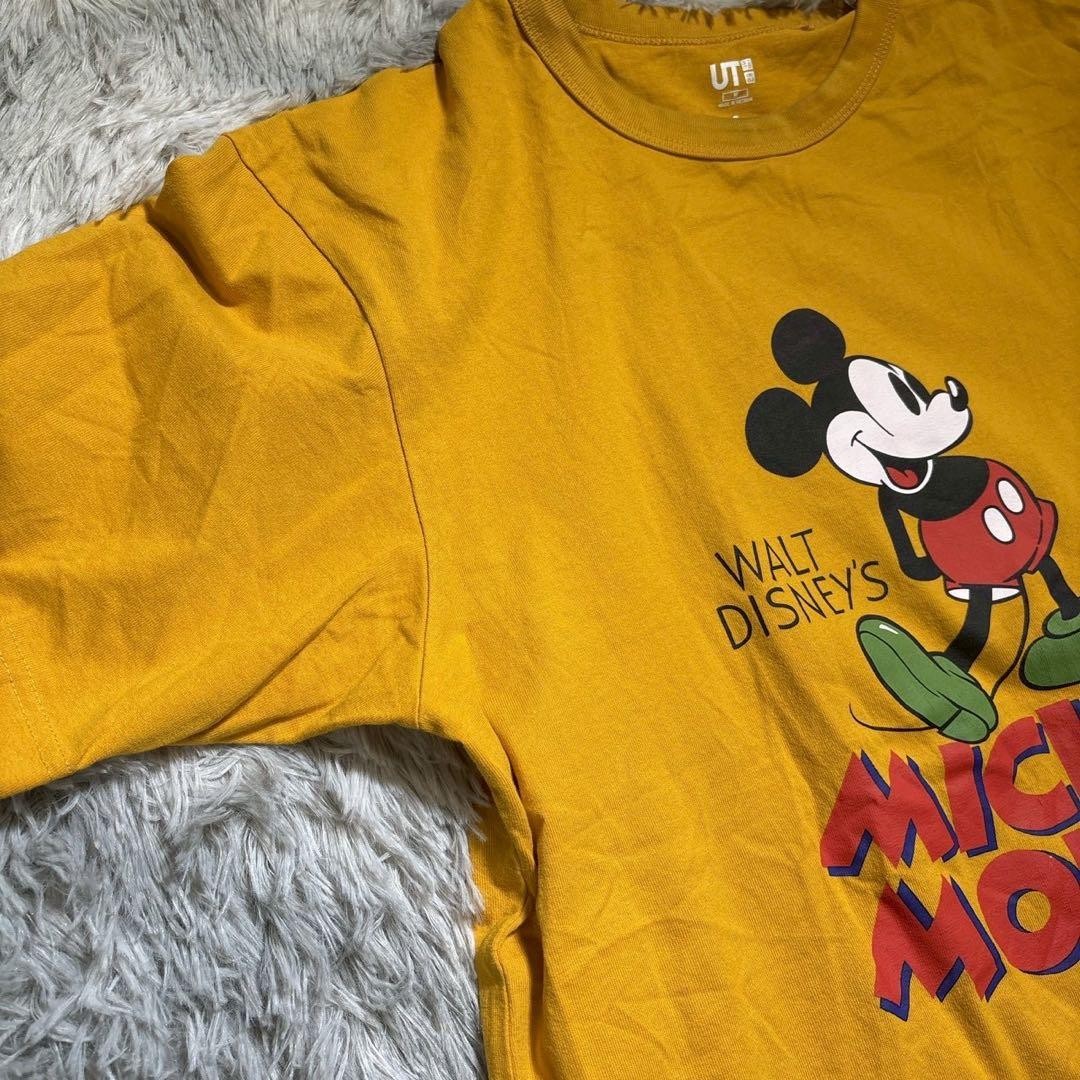 UNIQLO Mickey Mouse T Shirt Yellow Size M Mens Fashion Tee Graphic Disney thumbnail 5