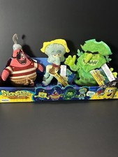 The SpongeBob Movie The Search for SquarePants Plush Bikini Bottom Glow Pals New