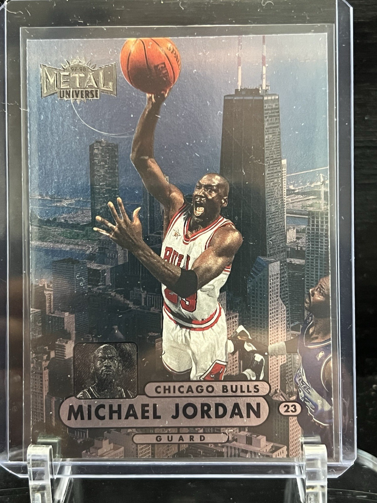Michael Jordan 1997-98 Metal Universe Championship Preview -#23