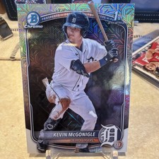 2025 Bowman Chrome 1st Kevin McGonigle Mega Box Mojo Refractor #BCP-79 Detroit