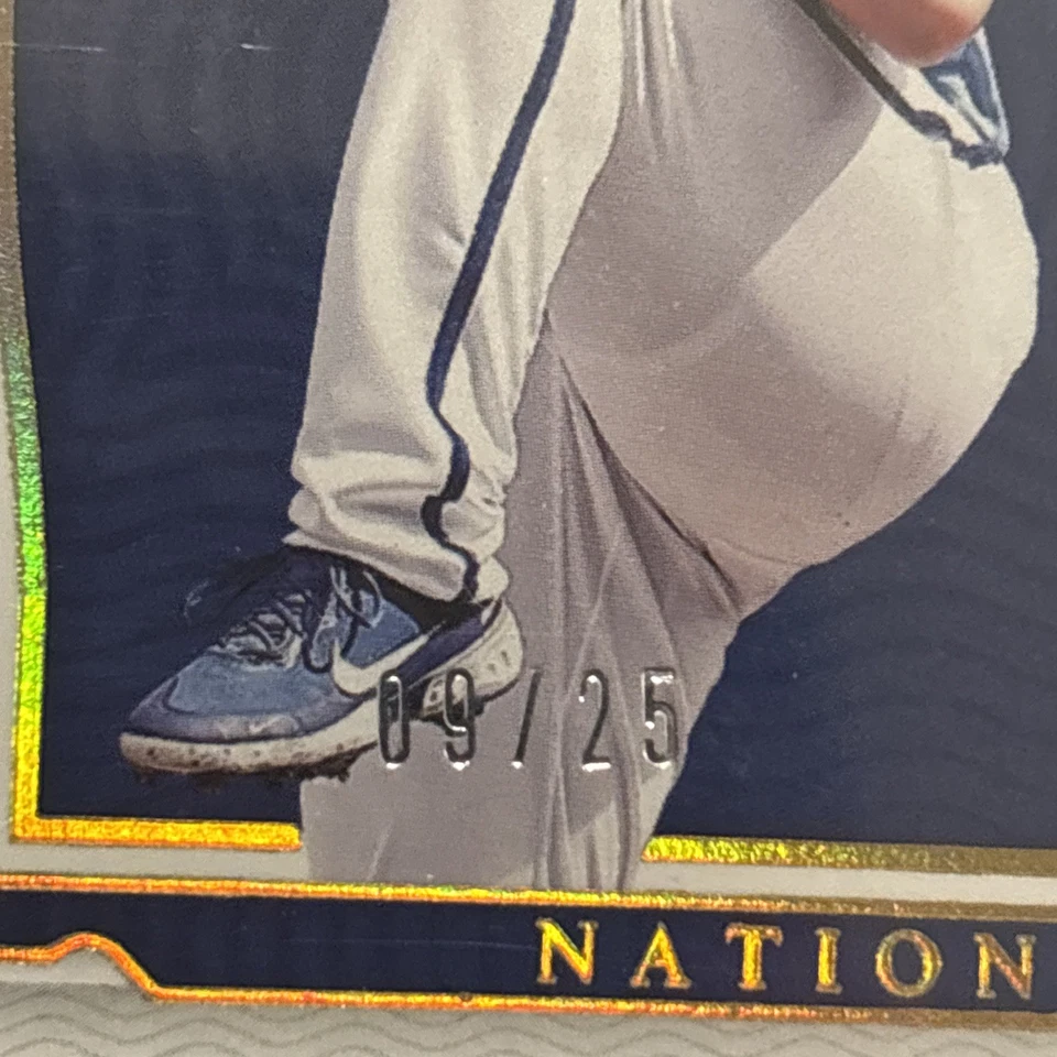 2019 National Treasures BRAD KELLER #CLM-BK Colossal PATCH 09/25 - BASEBALL CARD - Image 2 of 4