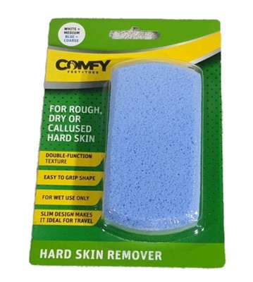 Comfy Feet&Toes Harthautentferner Peeling rau, trocken, verhornte Füße 2 Funktionen 