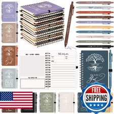 Kosiz 40 Pcs Christian Gifts Bulk Prayer Journal Religious Bible Verse Valentine