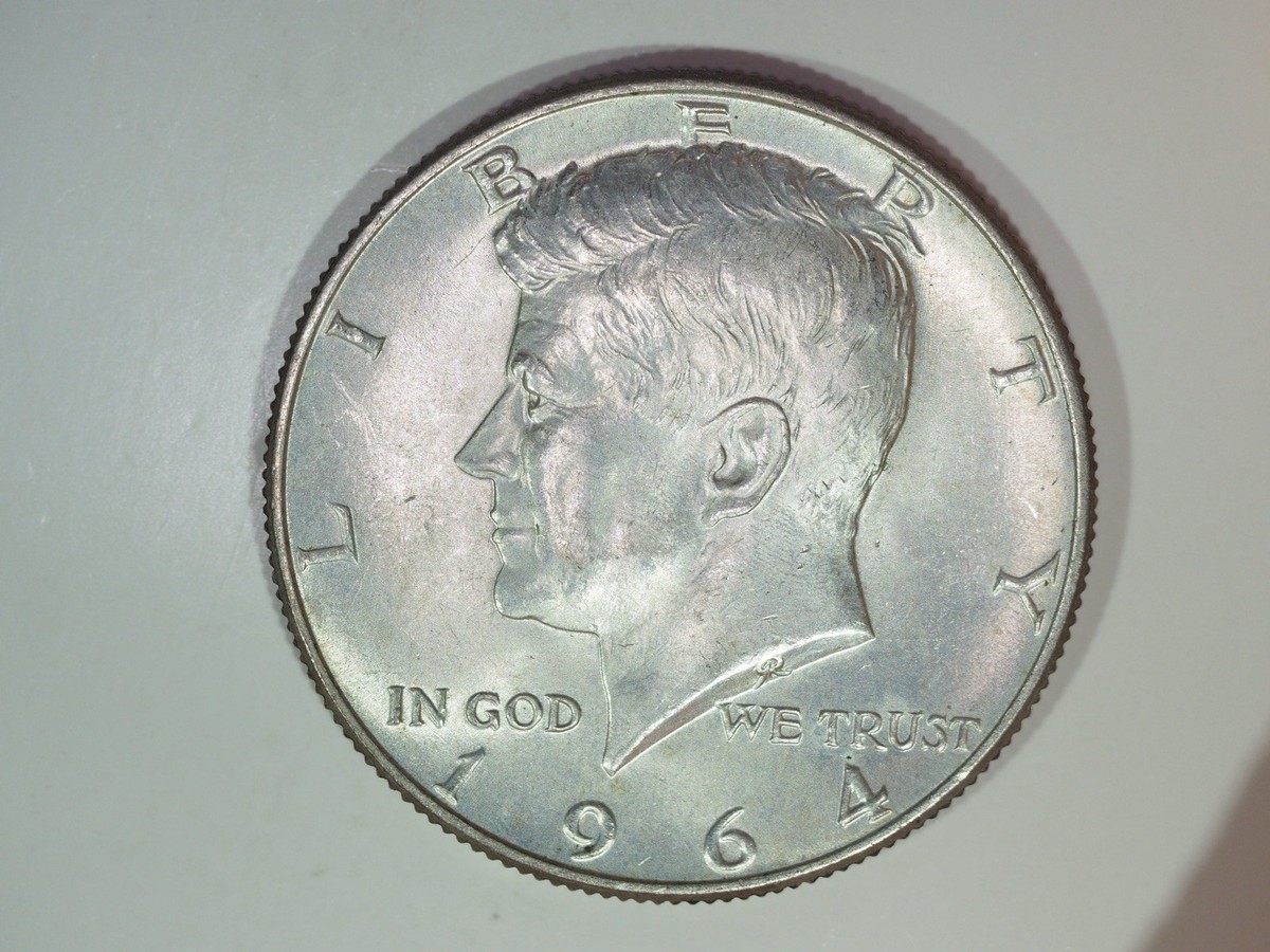 1964-D Silver Kennedy Half RPM, Repunched Mint Mark, 502 Error