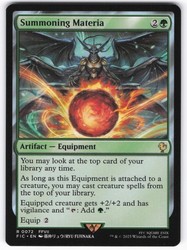 Summoning Materia #72 (R) Commander: Final Fantasy