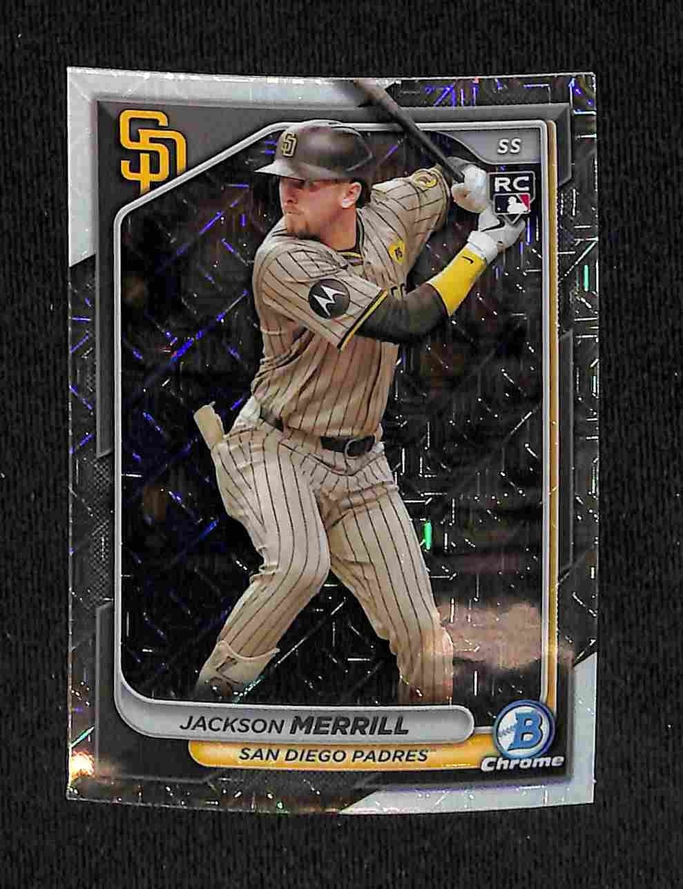 2024 Bowman Chrome Mega Jackson Merrill Mojo Refractor #27 RC