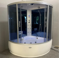 CABINA DOCCIA CON VASCA IDROMASSAGGIO E BAGNO TURCO OLIMPO 150x150 FULL OPTION