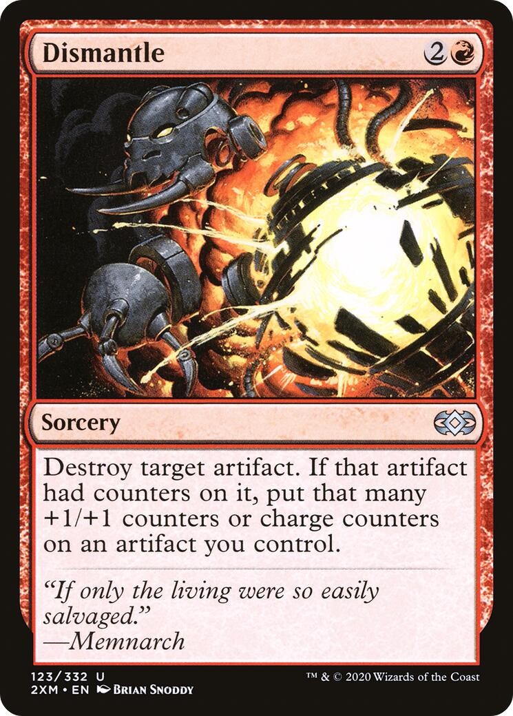 Foil Dismantle - 123 - NM - Double Masters