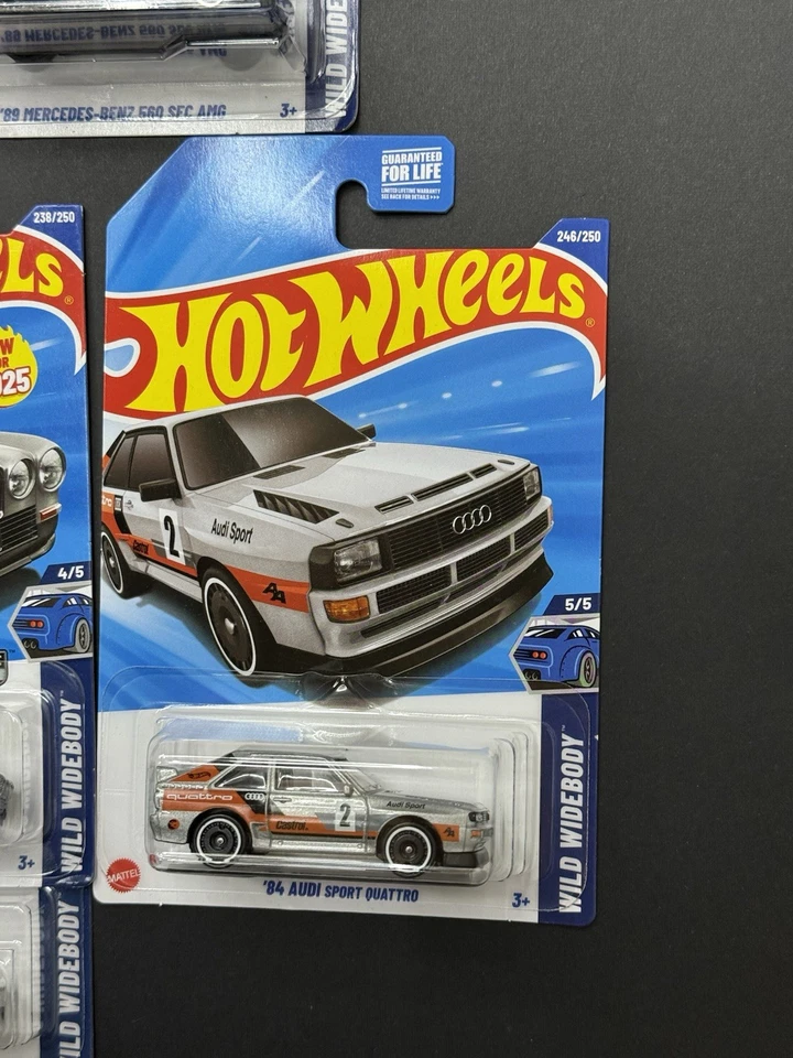 Полный комплект Hot Wheels Wild с широким кузовом с ZAMAC и Audi Treasure Hunt лот из 8 шт. - Изображение 4 из 4