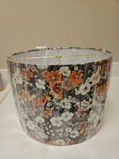 Floral Lamp Shade Daisy Pattern 14" x 9.5" NEW