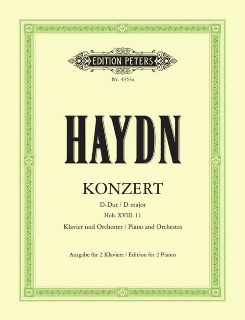 Konzert D-Dur op. 21 Hob. XVIII: 11 Piano reduction piano and orchestra Haydn Au