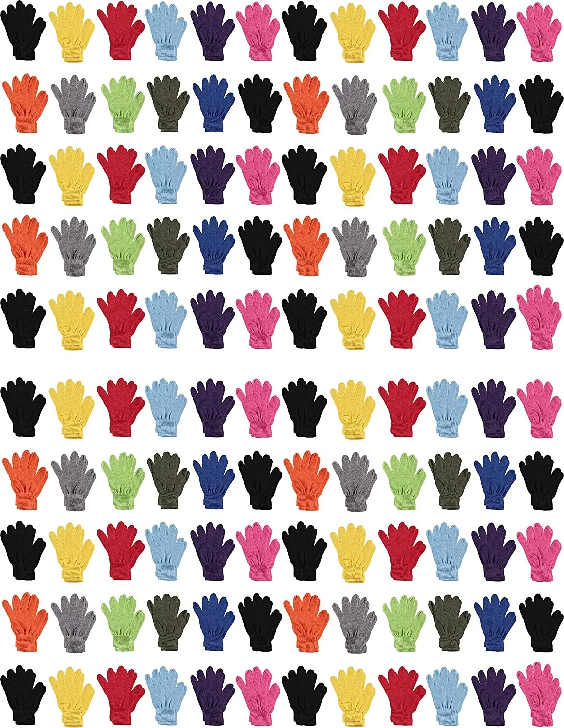 120 Pack of Yacht & Smith Wholesale Bulk Thermal Winter Beanies Or Gloves