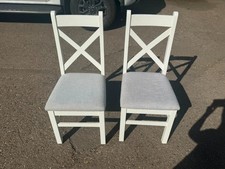 Wilmslow cross back dining chair - pair