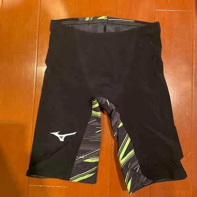 MIZUNO GX SONIC NEO AG Black yellow Men's M size Swimsuits Nylon