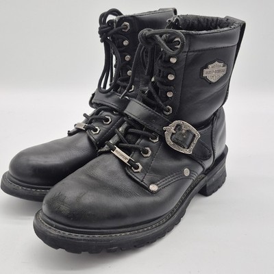HARLEY DAVIDSON Mens Faded Glory Motorcycle Boots Size 7.5 Steel Toe Boots