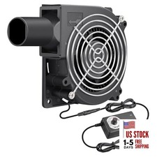 120mm x 32mm Dual Ball Blower Fan 12V with 110v - 240v AC Plug 12032 110V-240V