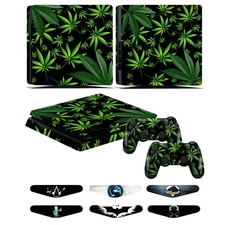 Weeds Sticker Decal Skin for PS4 Slim Playstation 4 Slim Console & Controller