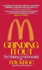 Grinding It Out: The Making of McDonalds by Ray Kroc (English) Mass Market Paper
