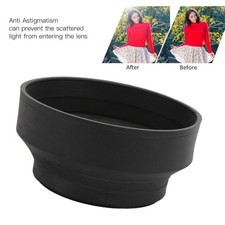 Lens Hood 3 In1 Universal Collapsible Camera Lens Hood with 3 Different