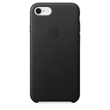 Genuine Apple Leather Case for iPhone 7, 8 & SE (2nd & 3rd Gen) - Black - New