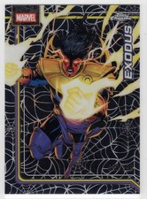 2026 Topps Chrome Marvel Spider Web Refractor /399 Card #118 - EXODUS