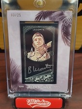 Ben Lecomte - 2018 Allen & Ginter X Mini Framed Autograph Silver Ink #03/25 