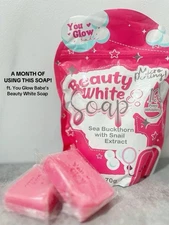 Beauty White Soap by You Glow Babe, 5 Bars x 70g (Authorized US Seller)
