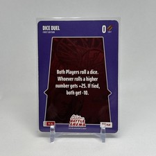 2026 Bo Jackson Battle Arena DICE DUEL #PL-34 Play Card SP 1st Edition