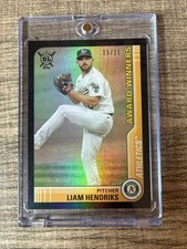 2021 Topps Big League Award Winners Liam Hendriks #276 Black Foil /15