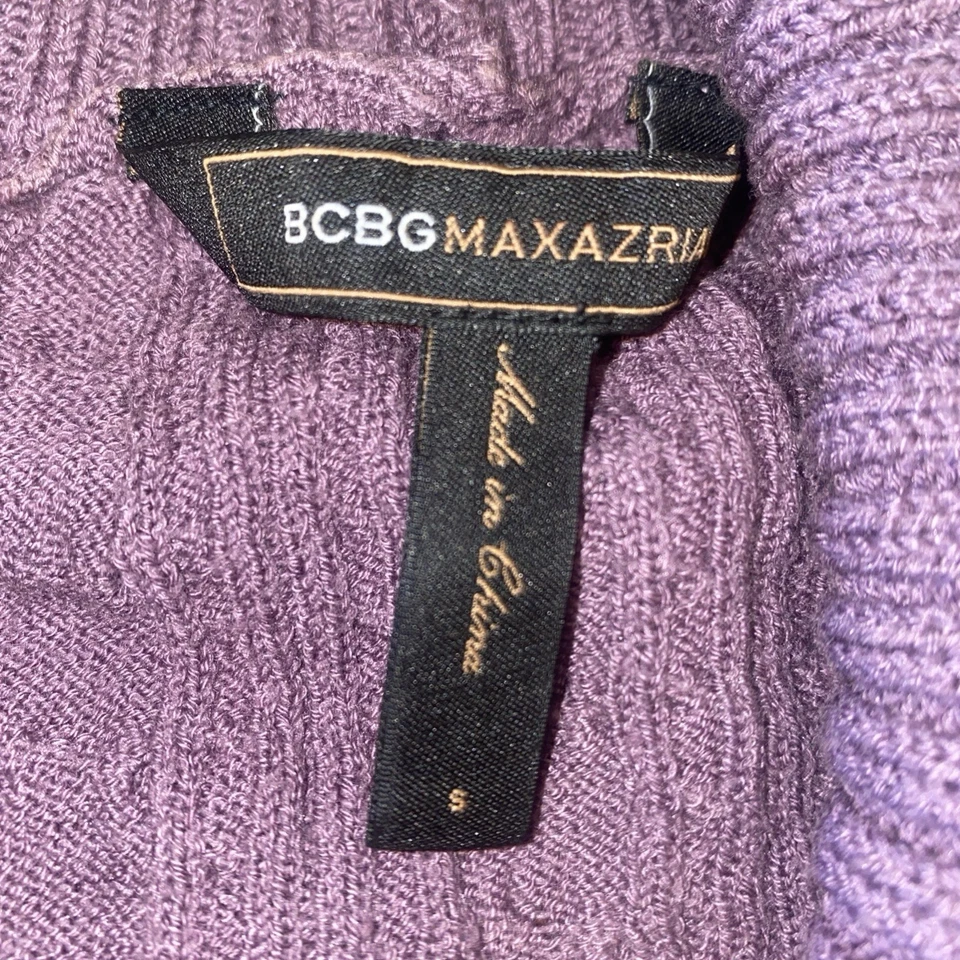 Cárdigan Suéter BCBGMAXAZARIA Negro Lino Mezcla Algodón Talla S Foto 4 de 4