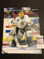 JSA ANDY MOOG AUTOGRAPH 16x20 SIGNED PHOTO BOSTON BRUINS COA 667
