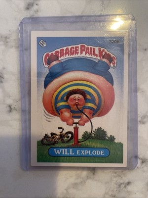 1987 TOPPS GARBAGE PAIL KIDS WILL EXPLODE #320B