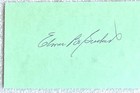 9 MLB Umpires Autographed Index Cards - 8 are deceased — photo 7