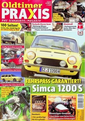 3) Oldtimer Praxis 08/2013 - Morris Minor 1000 Cabrio - FN Vierzylinder Motor se