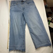 High Rise Wide-Leg Crop Jeans